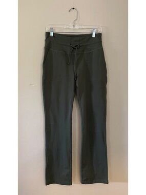 Mondetta Womens Medium Performance + Luxury Forest Green Pants Drawstring